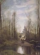 Jean Baptiste Camille  Corot L'eglise de Marissel (mk11) oil painting picture wholesale